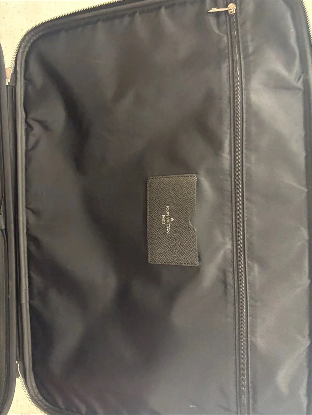Louis Vuitton Black Men's Carry-On Suitcase - with lock and keys included